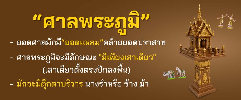 ลักษณะของศาลพระภูมิ