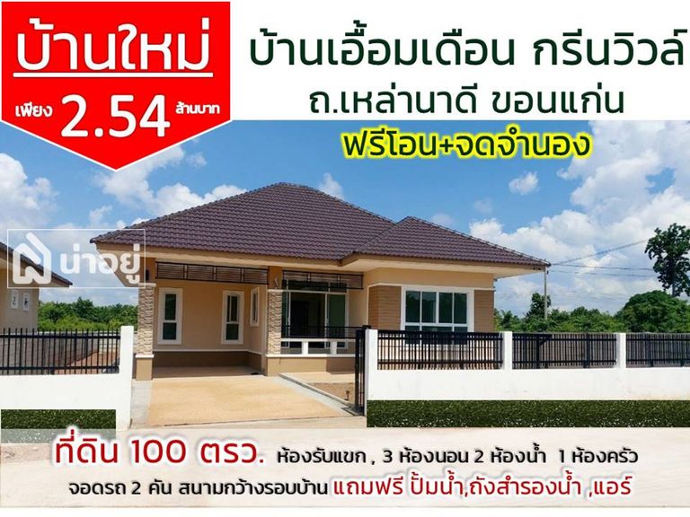 บ้านและคอนโดขอนแก่น