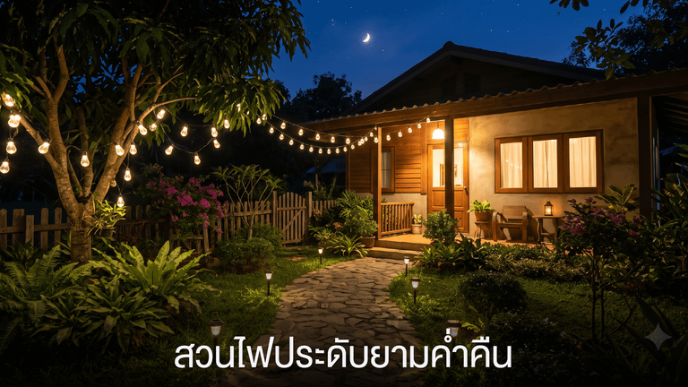 สวนไฟประดับยามค่ำคืน