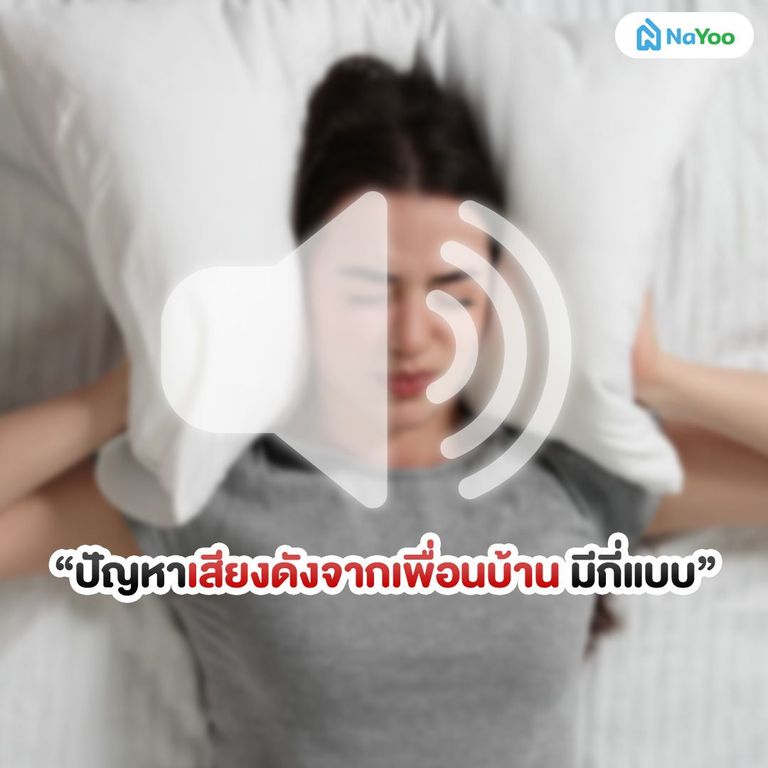 ปัญหาเสียงดังจากเพื่อนบ้าน มีกี่แบบ