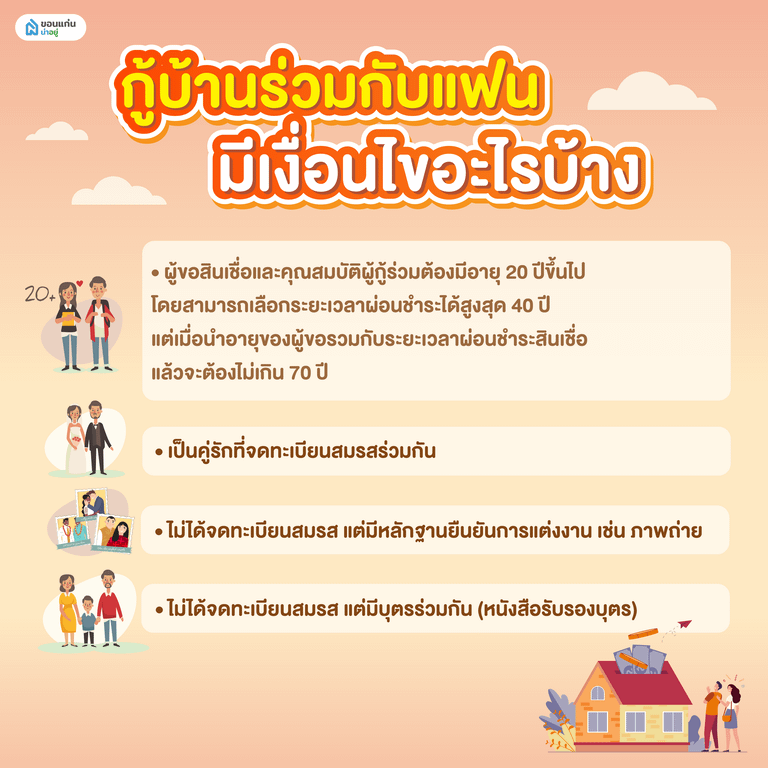 กู้บ้านร่วมกับแฟน