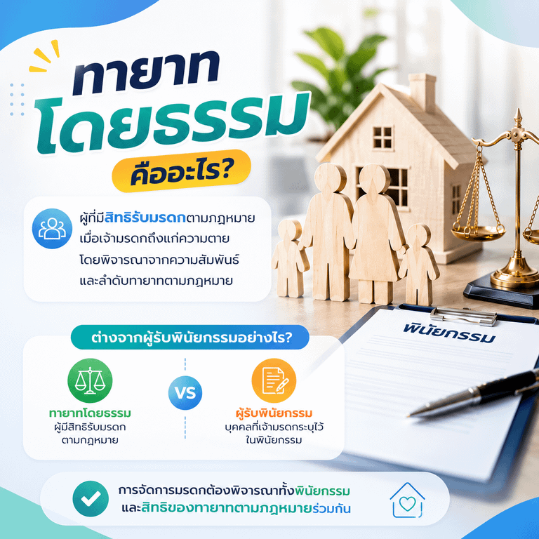ทายาทโดยธรรม คืออะไร?