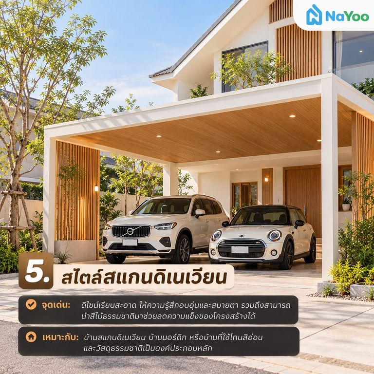 โรงรถสวยๆ สไตล์สแกนดิเนเวีย