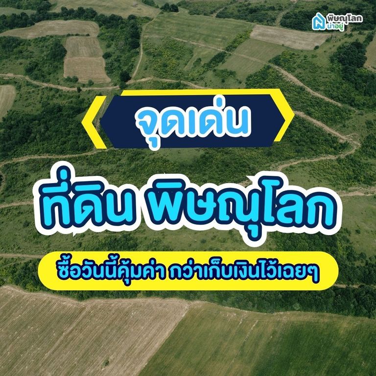จุดเด่นของที่ดินในพิษณุโลก