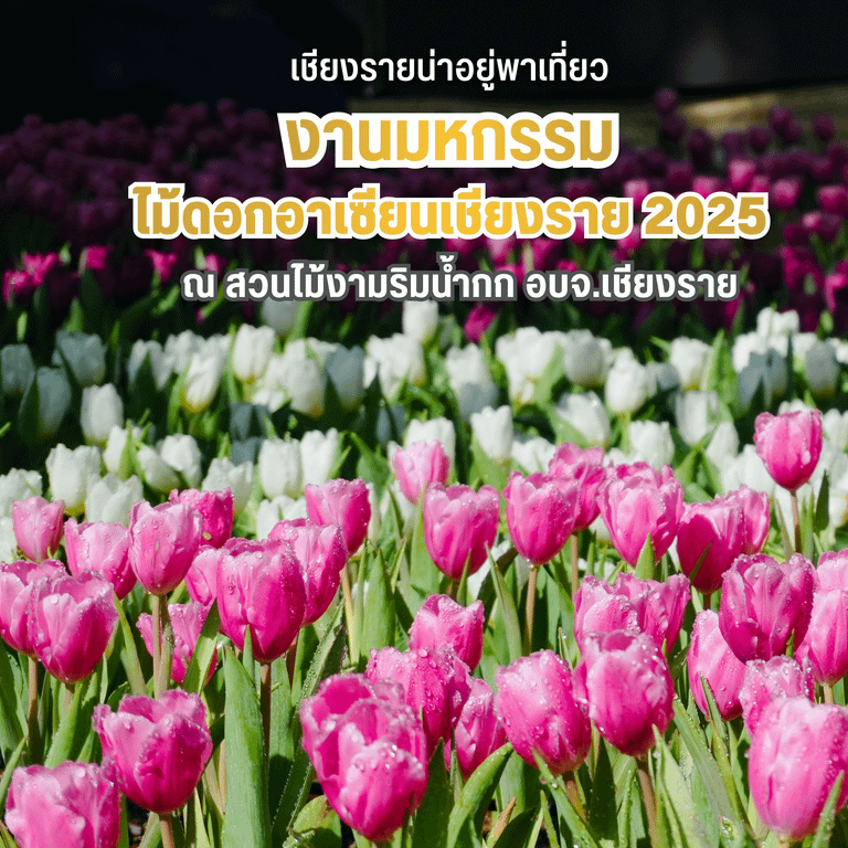 งานมหกรรม ไม้ดอกอาเซียน เชียงราย 2568