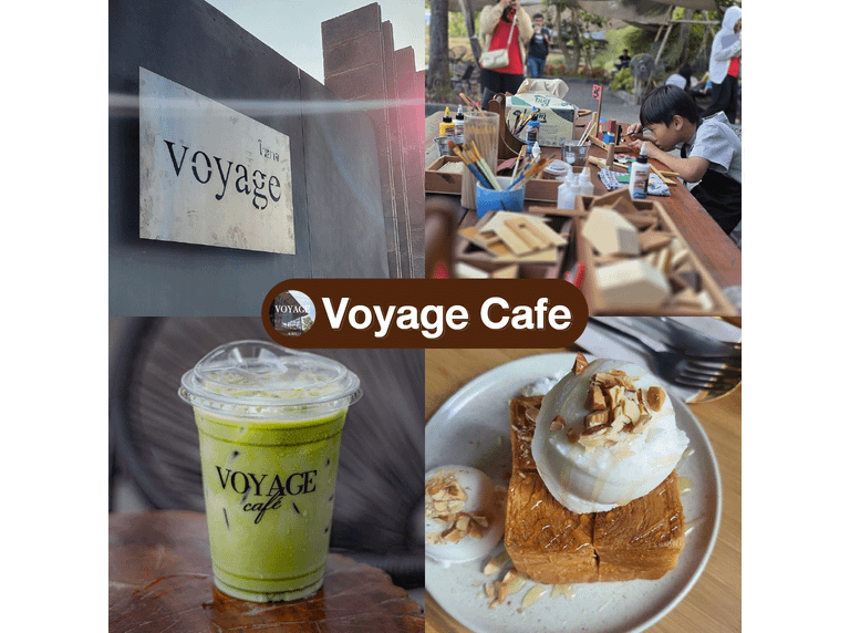 คาเฟ่สุรินทร์ Voyage Cafe ใกล้อ่างเก็บน้ำห้วยเสนง