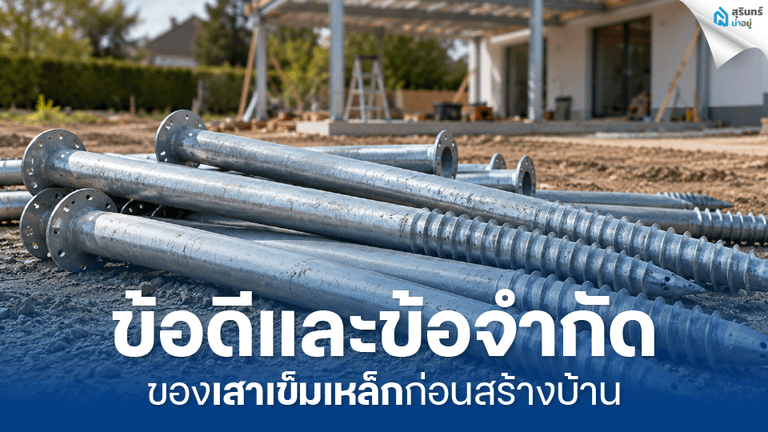 ข้อดีและข้อจำกัดของเสาเข็มเหล็กก่อนสร้างบ้าน