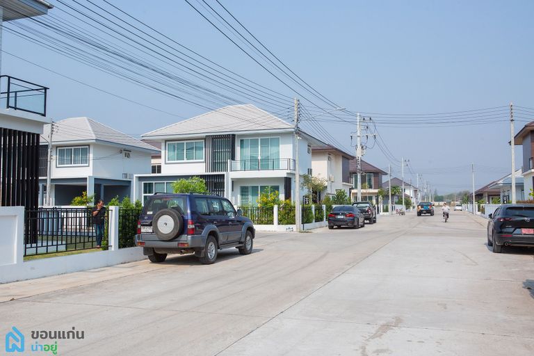 สินธาราพาร์ค บ้านสะอาด : ถนนหลักกว้าง12เมตร ถนนซอยกว้าง9เมตร