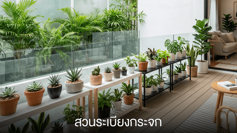 สวนระเบียงกระจก