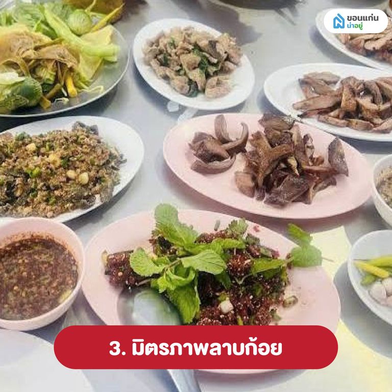 มิตรภาพลาบก้อย ร้านอาหารอีสานขอนแก่น