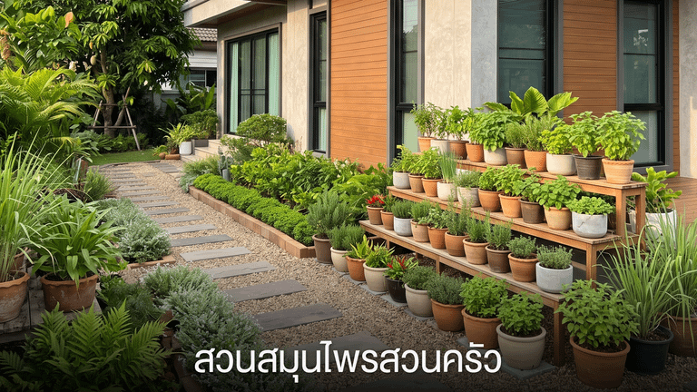 สวนสมุนไพรสวนครัว