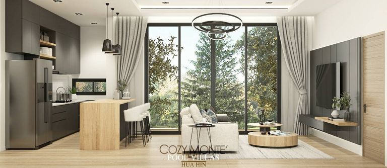 โครงการ บ้าน หัวหิน บ้าน เดี่ยว ราคา บ้าน สไตล์ นอร์ดิก มินิมอล Nordic minimal Hua hin house,Thailand