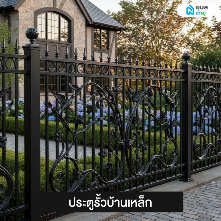 ประตูรั้วบ้านเหล็ก